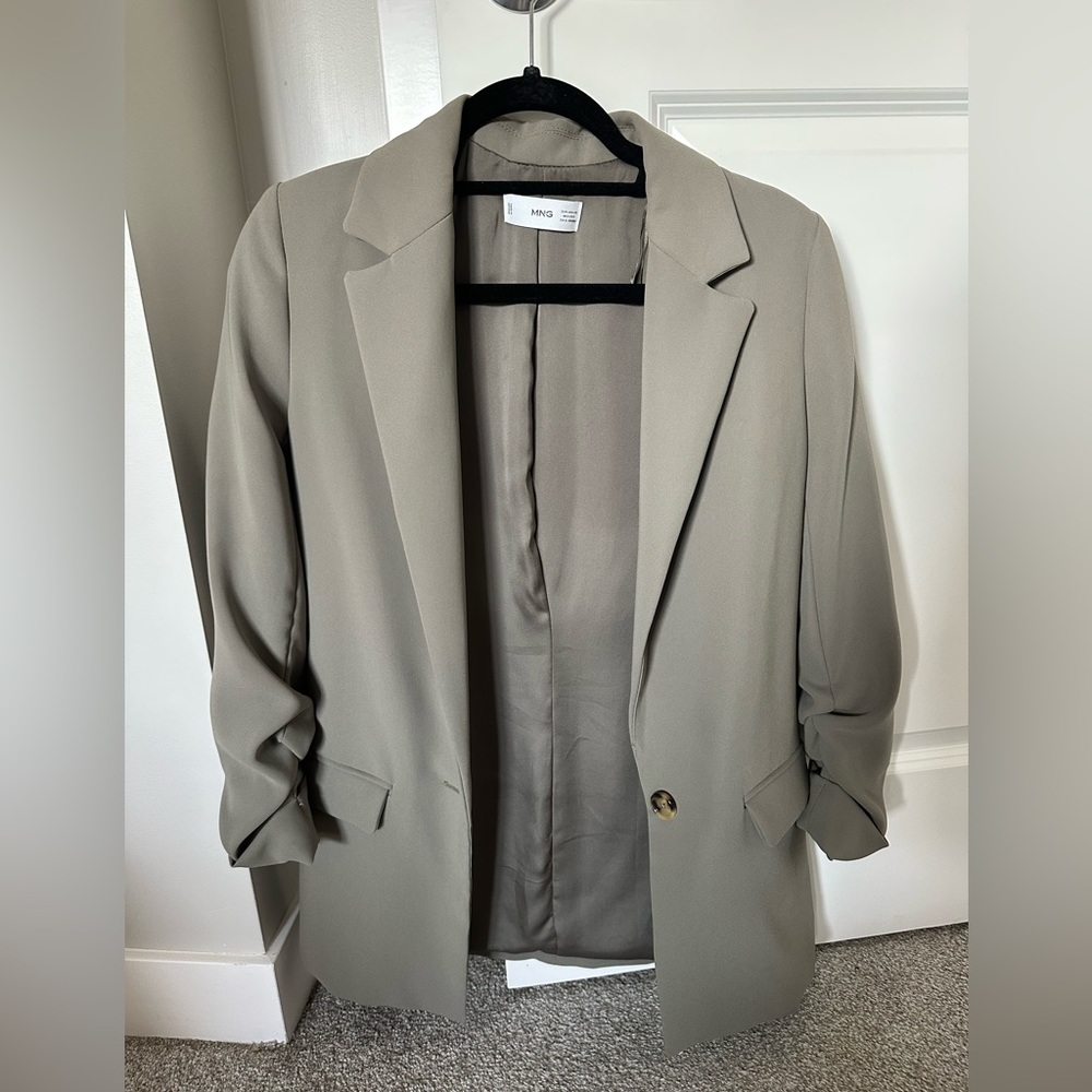 Moss Green Mango Blazer - image 1